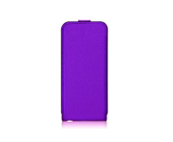 Etui Flipcover do iPhone 5S fioletowe - 1450894 - zdjęcie 1